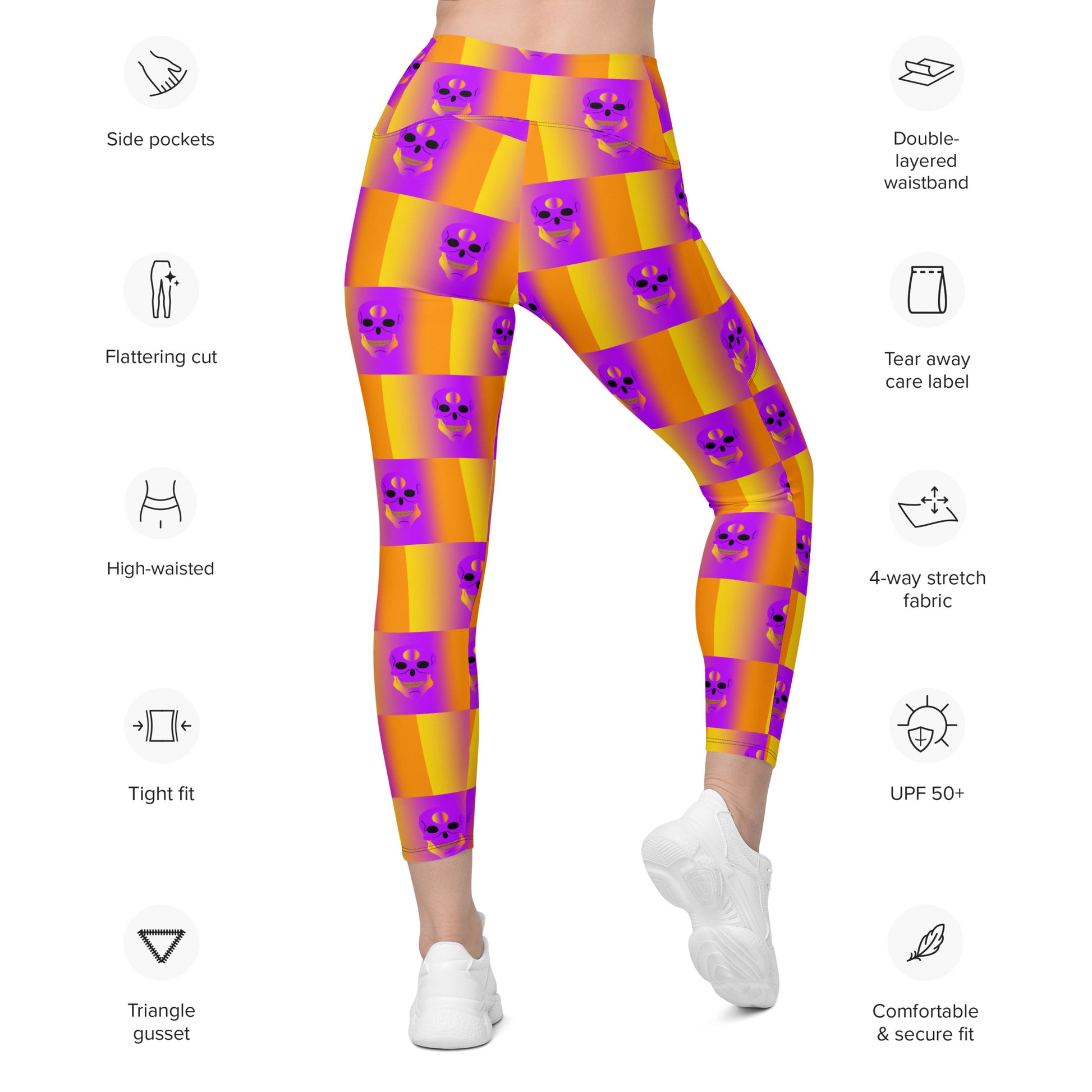 Skull Dayz Leggings (with pockets) - Skull Dayz