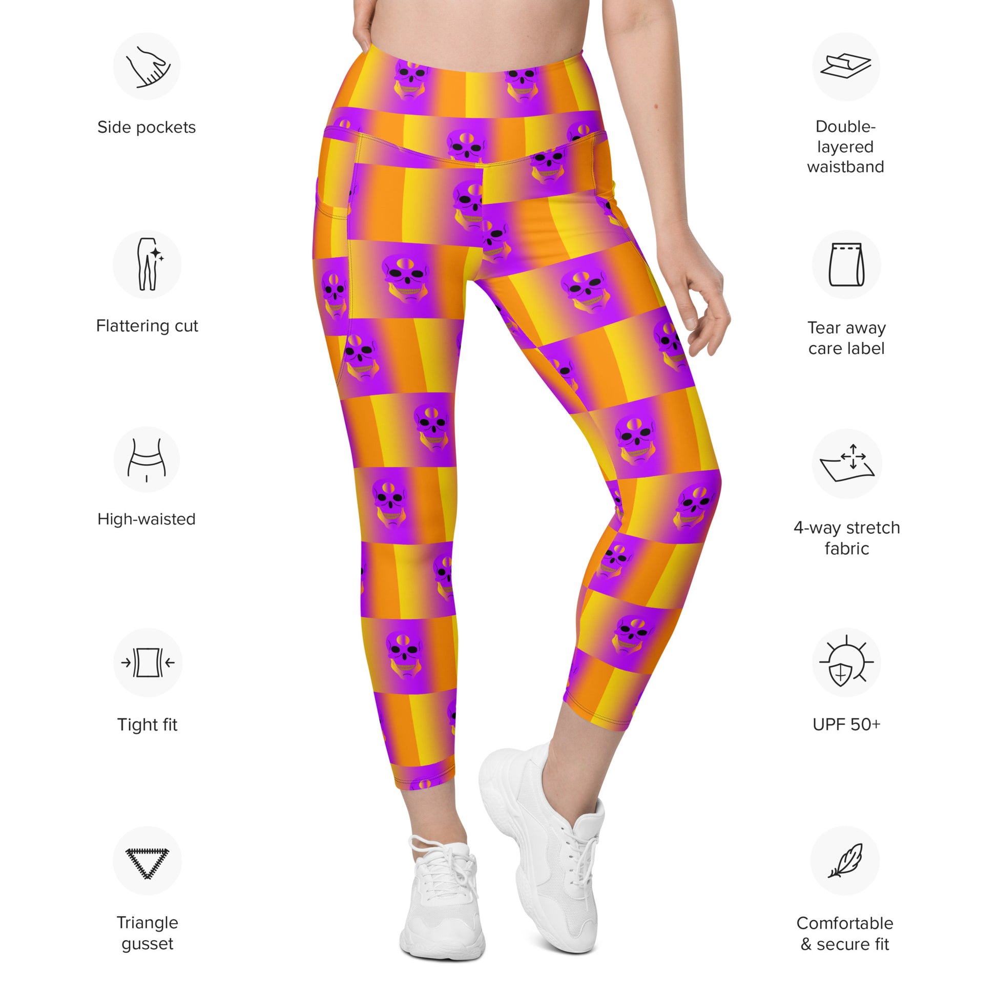 Skull Dayz Leggings (with pockets) - Skull Dayz