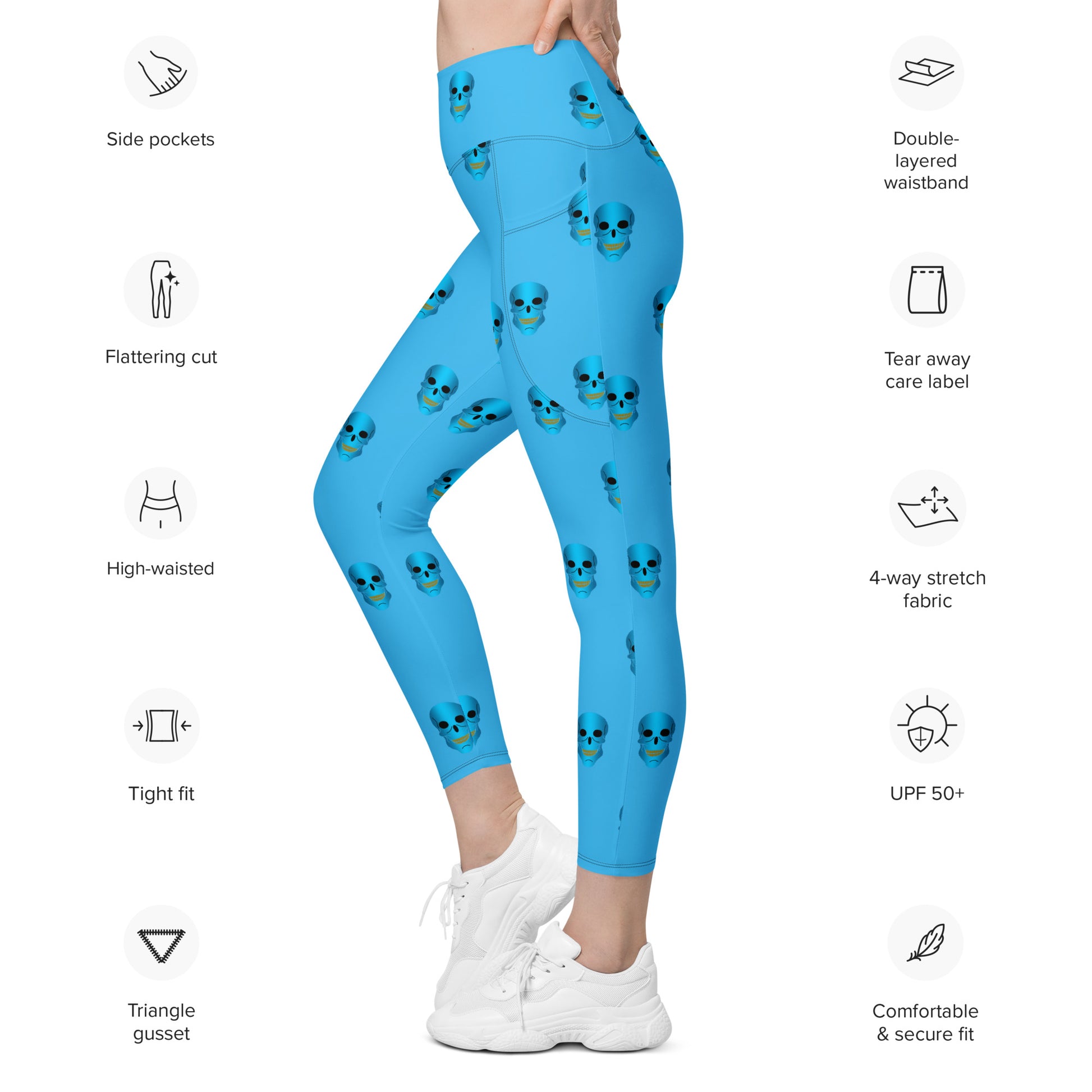 Skull Dayz Leggings (with pockets) - Skull Dayz