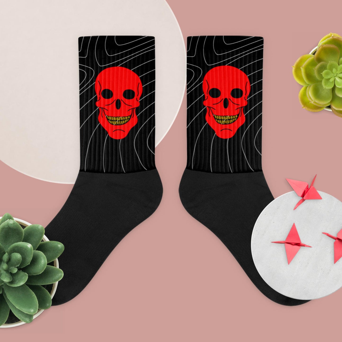 Red Skull Dayz Socks - Skull Dayz