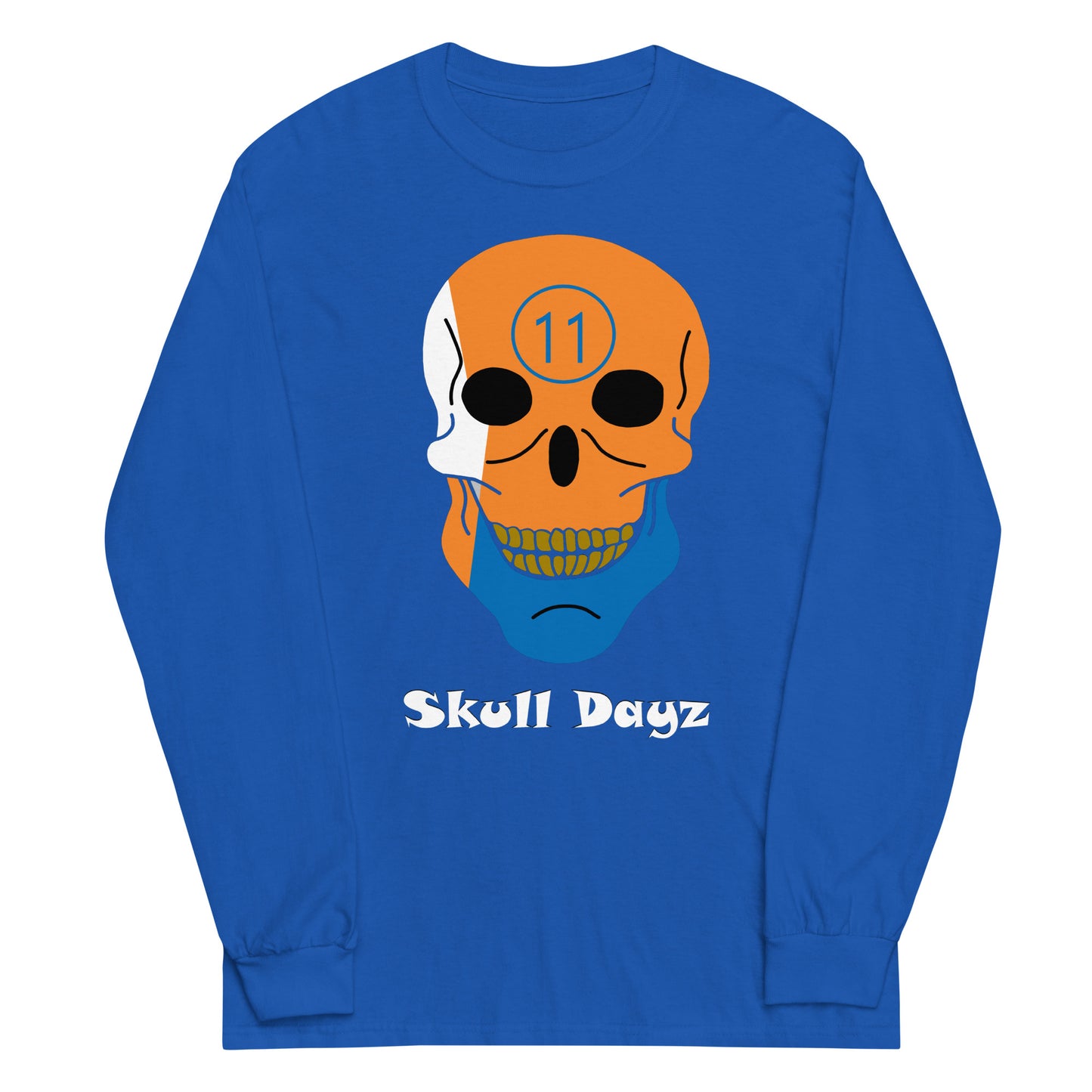 Knicks Long Sleeve Shirt - Skull Dayz