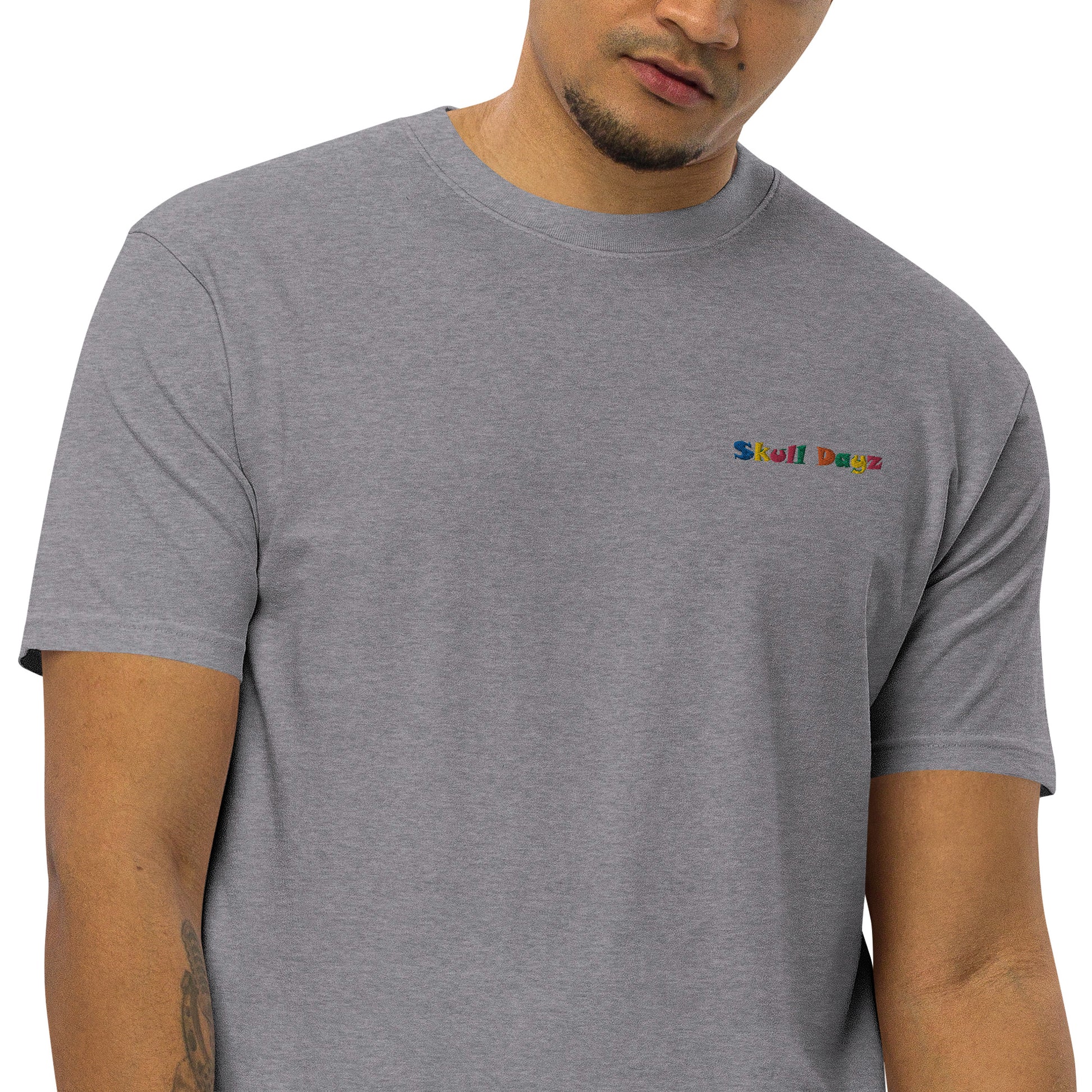 Colorful Logo Skull Dayz Embroidered tee - Skull Dayz