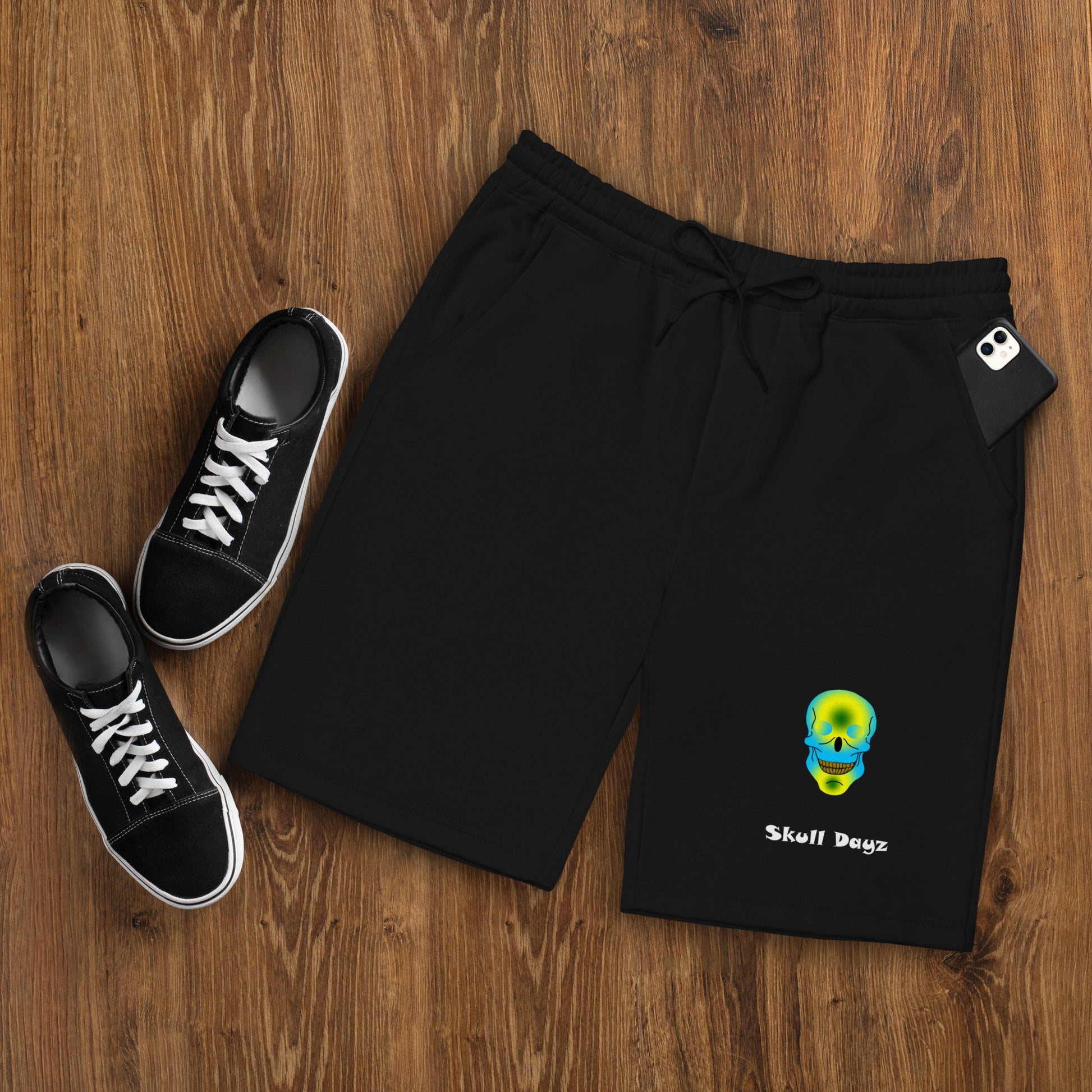 Super Charged Skull Dayz fleece shorts - Skull Dayz