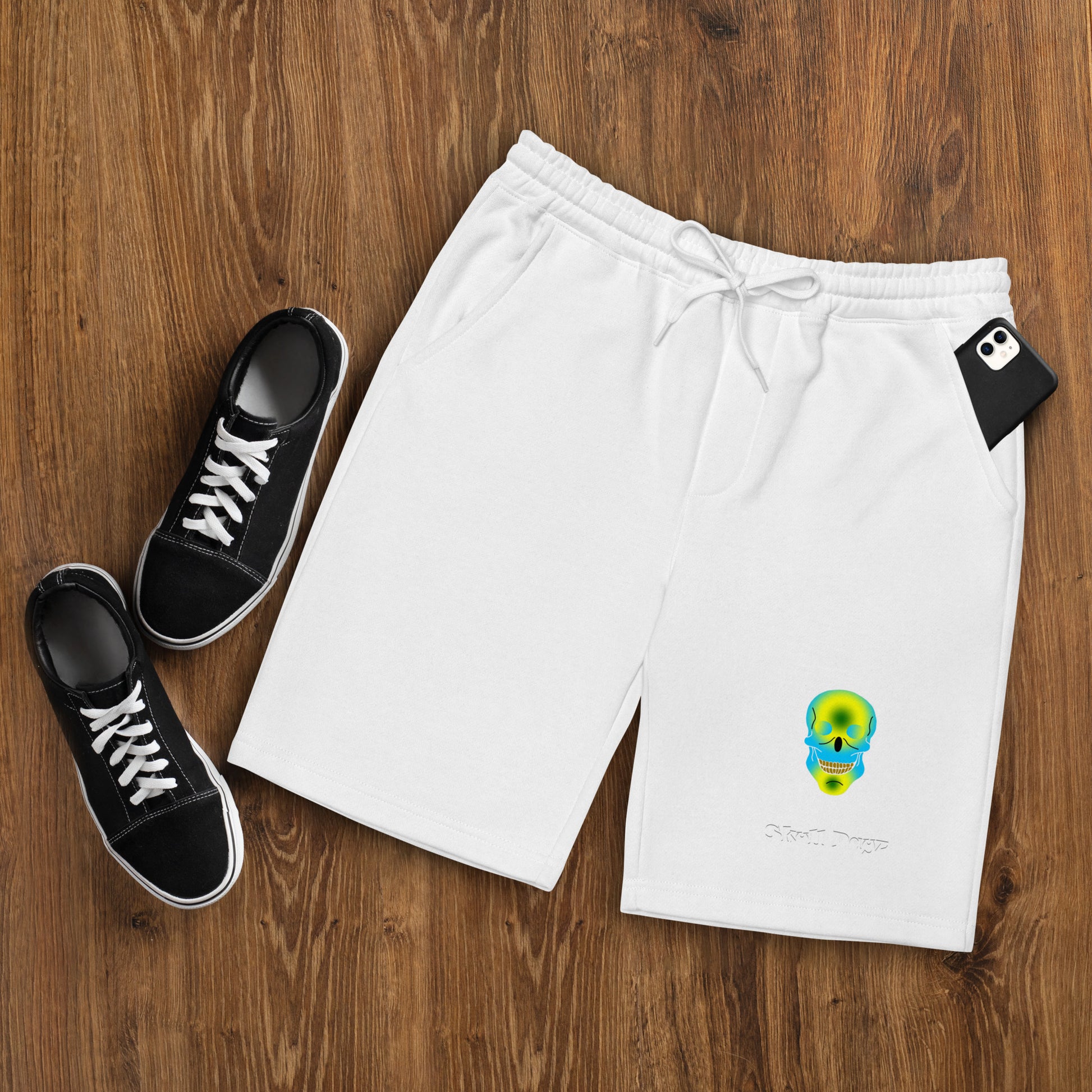 Super Charged Skull Dayz fleece shorts - Skull Dayz