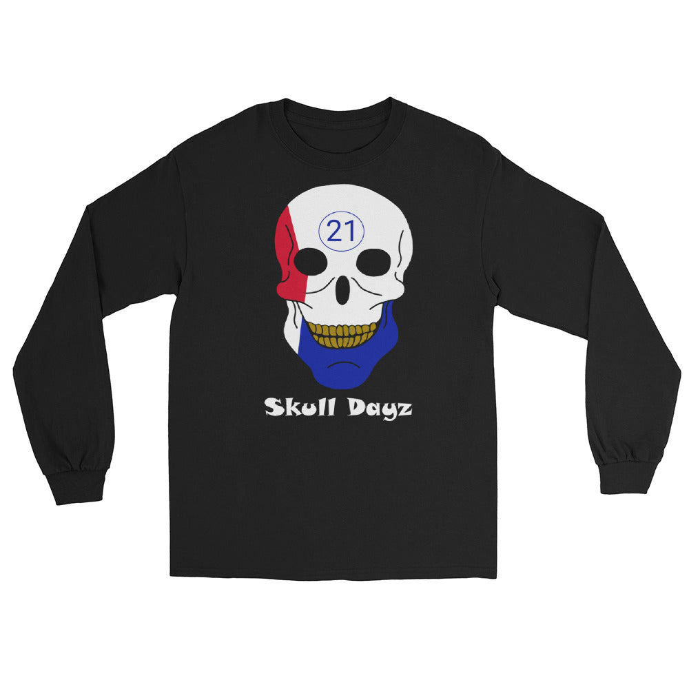 76ers Long Sleeve Shirt - Skull Dayz