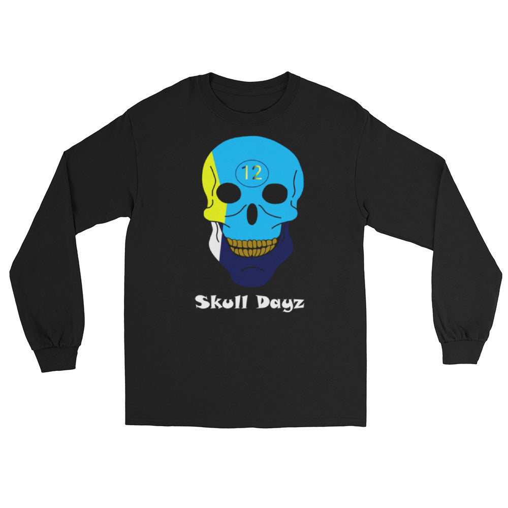 Skull Dayz Grizzlies Long Sleeve Shirt Black / L