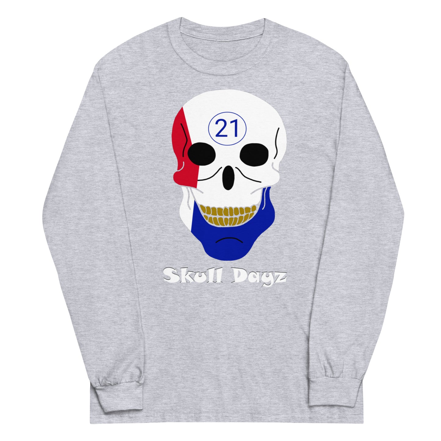 76ers Long Sleeve Shirt - Skull Dayz