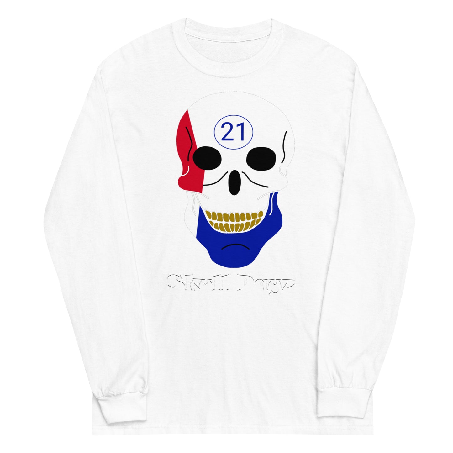 76ers Long Sleeve Shirt - Skull Dayz